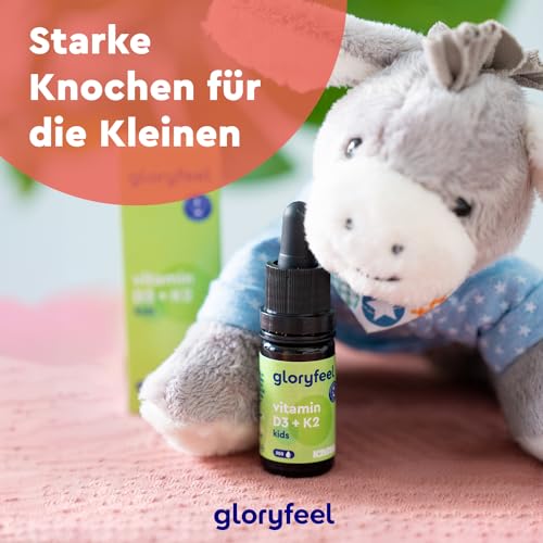 Vitamin D3 K2 Tropfen (10 Monate) - 100% Vegan für Kinder - Premium: K2VITAL® - 25µg Vitamin K + 500 IE D3 - Immunsystem, Knochen & Zähne* - Für Kinder ab 4 Jahren - Laborgeprüft, ohne Zusätze - Bild 5