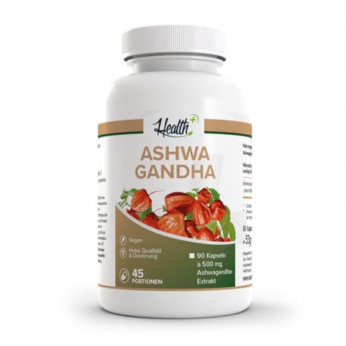 Zec+ Nutrition Health+ Ashwagandha - 90 Kapseln hochdosiert, indischer Ginseng aus der Ayurveda, Made in Germany - Bild 3